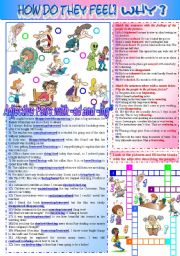 English Worksheet: -ed and -ing adjectives(fully editable)