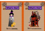 English Worksheet: Halloween Flashcards 3/3