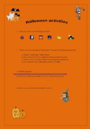 Halloween activities