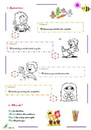 English Worksheet: Hair and eyes