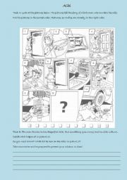 English Worksheet: Communication: What went wrong in the cartoon?