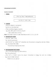 English worksheet: Simple present review
