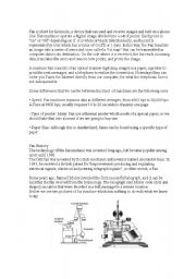 English Worksheet: Fax