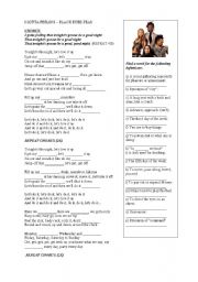 English Worksheet: I gotta feeling - Black Eyed Peas