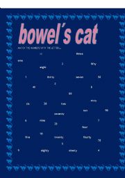 English Worksheet: BOWELS CAT