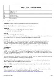 English worksheet: My Classroom