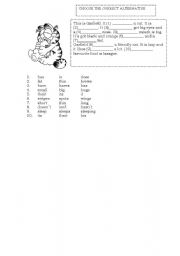 English Worksheet: gap filling exercise