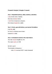 English worksheet: Verb tenses review