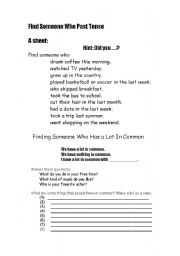 English Worksheet: Socializing Strategies