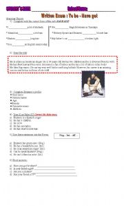 English worksheet: Test To Be and Have Got 