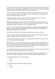 English Worksheet: Prisoner Shot
