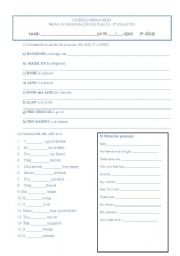 English Worksheet: Verb To be