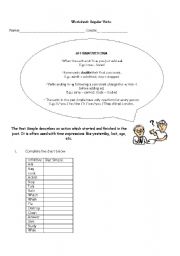 English worksheet: Regular Verbs