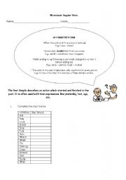 English Worksheet: Regular Verbs