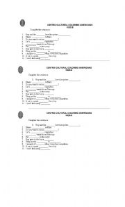 English Worksheet:  oy oi sound 