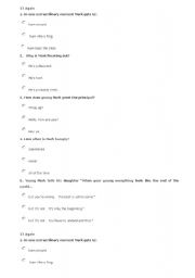 English Worksheet: 17 Again