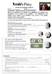 English worksheet: Leahs Pony - Worksheet