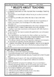 English Worksheet: teaching