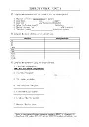 English Worksheet: Present Perfect Tense