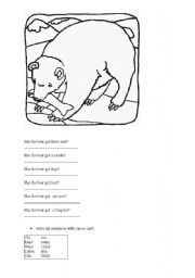 English worksheet: verbs have got and can