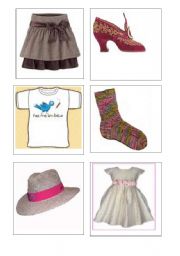 English Worksheet: Clothes