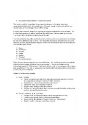 English Worksheet: Classroom Debate 