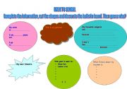 English Worksheet: BACK TO SCHOOL INFORMATION