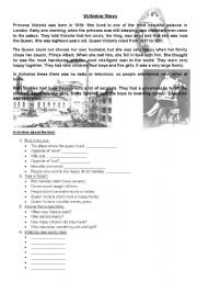 English Worksheet: Victorian Times