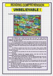 English Worksheet: READING COMPREHENSION - 