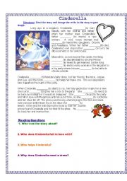 English Worksheet: Cinderella