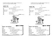 English Worksheet: Future about me and about the world