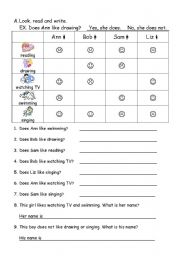 English Worksheet: Grammar 