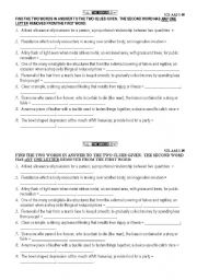 English Worksheet: Beheading