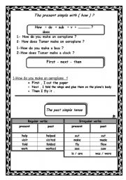 English worksheet: Verbs & first , next and then 