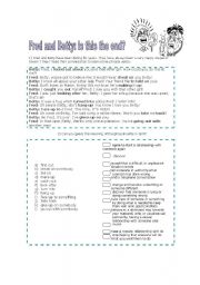 English Worksheet: Phrasal Verbs Dialogue and exercise with answer key