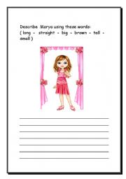 English Worksheet: Writing