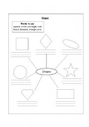 English Worksheet: Shapes