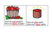 English worksheet: flashcards - quantifiers