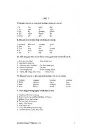 English Worksheet: Exercises for Grade 5