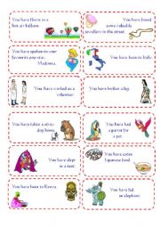 English Worksheet: Present Perfect Speaking