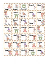 English Worksheet: 35 Reward stickers