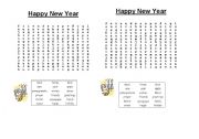 English worksheet: Jewish New Year - Wordsearch