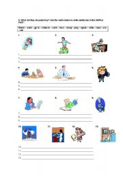 English Worksheet: Simple Past Tense