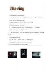 English worksheet: The ring