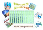 English worksheet: WORK AND JOB 