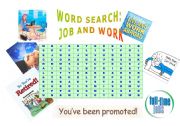 English Worksheet: WORK AND JOB 