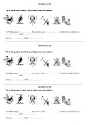 English worksheet: Routines