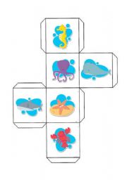 cube of sea animals