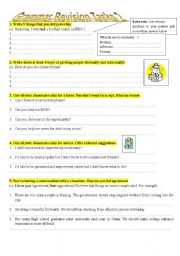 English Worksheet: Grammar Revision Tasks 2