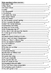 English Worksheet: 53 CONVERSATIONAL  QUESTIONS